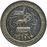 Great Britain. White Metal Medal, 1886 PCGS MS64