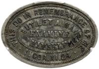 Ireland. Reformed Presbyterian Church Oval Token, ND PCGS EF45 - 2