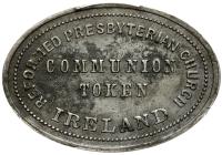 Ireland. Presbyterian Church Oval Token, ND PCGS About Unc