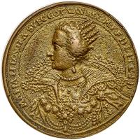 Sweden. Cast Silver Medal, ND (c.1620) Sharpness of XF - 2