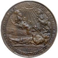 Sweden. Bronze Medal, 1634 XF Details - 2