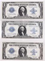 Trio of 1923, $1 Silver Certificates