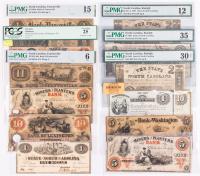 13-piece Collection of North Carolina Obsolete Notes
