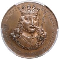 Bohemia. Bronze Medal, 1879 PCGS Unc