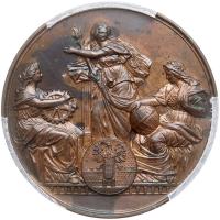 Bohemia. Bronze Medal, 1879 PCGS Unc - 2