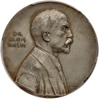 Czechoslovakia. Silvered-Bronze Medal, 1917 PCGS Specimen 63