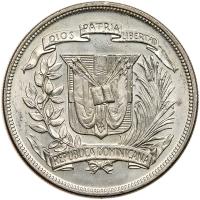 Dominican Republic. Peso, 1952 Choice Brilliant Unc - 2