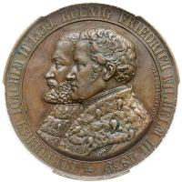 German States: Prussia. Bronze Medal, 1839 PCGS Unc