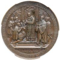 German States: Prussia. Bronze Medal, 1839 PCGS Unc - 2