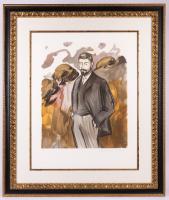 Pablo Picasso. Portrait d'Un Homme Debout avec Barbiche, Estate Collection of Marina Picasso