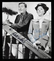 Julie Andrews and Dick Van Dyke Signed Mary Poppins Photograph