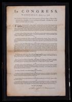 Continental Congress, April 3, 1776. Document Signed by Henry Laurens, a Signed Set of Instructions for Private Ships and Vessel