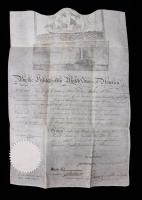 President James Madison, Secretary of State James Monroe Double Signed Ships Passport on Parchment in Exceptional Condition Date