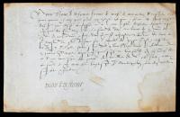 Diane de France, Duchesse dâAngouleme - Document Signed (1564)