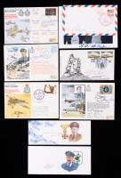 WWII International Aces and Aviators - Allied and Axis 60 Signed Envelopes, Covers, and Cards