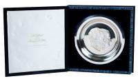 Nixon, Richard & Spiro Agnew: Official 1973 Ltd. Edition Inaugural Plate in Sterling Silver Commemorating Their Second Inaugurat