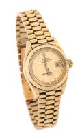 Ladies Rolex, Oyster Perpetual 18K Yellow Gold Watch Ref 69178 in Exceptional Pre-Owned Condition
