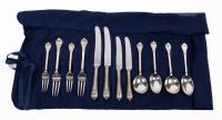 Lenhill Silver Gallery from the United Kingdom, Beautiful Sterling Silver Flatware, Heavy and Exceptional Craftsmanship Place Se