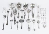 Seven (7) Large Sterling Silver Serving Pieces, 7 Small, and Several Unusual Serving Pieces