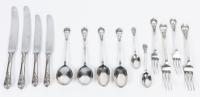 WITHDRAWN - Beautiful Vintage Sterling Silver by Langfords Silver Galleries of London, Beautiful Pattern Even on Verso of all the Spoons