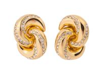 Christian Dior Vintage 1990 Earrings. Traveling/Costume Jewelry