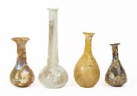 Group of Four Roman Glass Unguentaria