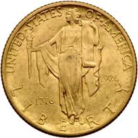 1926 Sesquicentennial Gold $2.50 MS60 plus