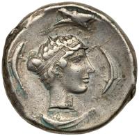 Sicily, Syracuse. Second Democracy, 455-405 BC. Silver Tetradrachm (17.38g) Choi