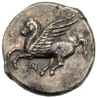 Akarnania, Anaktorion. 350-300 BC. Silver Stater (8.47 g) XF - 2