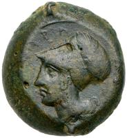 Sicily, Syracuse. Timoleon 344-336 BC. AE Litra, 28 mm (24.5g) Choice VF