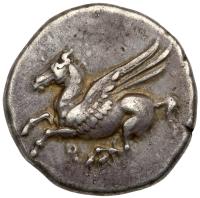 Corinthia, Corinth. 350-300 BC. Silver Stater (8.47g) Choice VF - 2