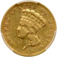 1878 $3 Gold PCGS EF40