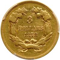 1878 $3 Gold PCGS EF40 - 2