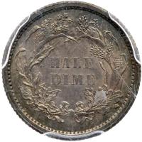 1860 Liberty Seated H10C PCGS AU58 - 2