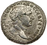 Trajan, AD 98-117. Silver Tetradrachm (13.89g) VF