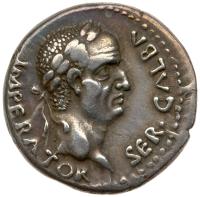 Galba, AD 68-69. Silver Denarius (3.6g)
