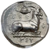 Cyprus, Salamis. Evagoras I. Silver Stater (10.71 g), ca. 411-374 BC - 2