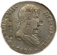 Peru. 8 Reales, 1820 L JP PCGS VF