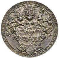 German States: Saxony. Silver Cast Medal, 1535 XF Details - 2