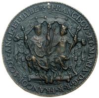 Scotland. Cast Bronze Medal (plaque), dated 1559 VF