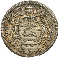 Italian States: Papal/Roman States. Grosso, 1688 VF