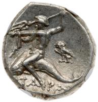 Tarentum/Taras. Ca. 280-240 BC. Silver Didrachm (6.51g) - 2