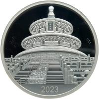 China (People's Republic) 2023 150 Gram Silver Panda 40th Anniversary Proof - 2