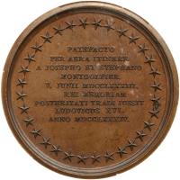 France. 1784 Bronzed Balloon Medal 50 mm. Malpas 6