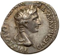 Mint Augustus, 27 BC-14 AD. Silver Denarius (3.77g) Choice VF