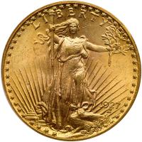 1927 $20 St. Gaudens PCGS MS63