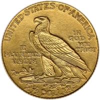 1915 $2.50 Indian Sharpness of XF