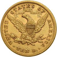 1880 $10 Liberty EF45