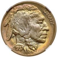1937-D Buffalo 5C NGC MS66