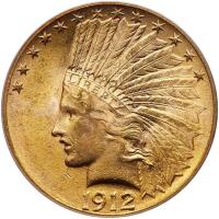 1912 $10 Indian PCGS MS63